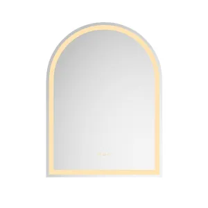 30*40 LED Lighted Bathroom Wall Mounted Mirror with High Lumen Anti-Fog Separately Control Dimmer Function