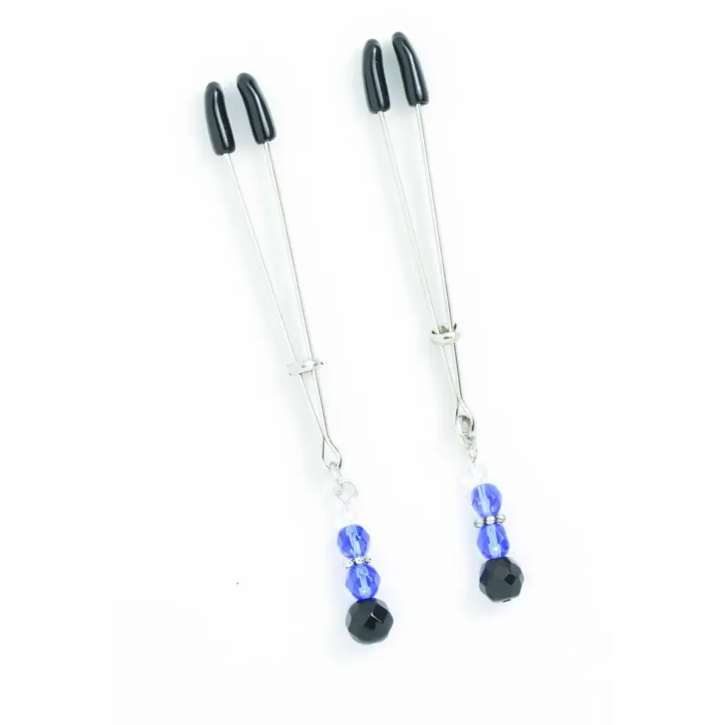 Adj Clamp W/blue Beads