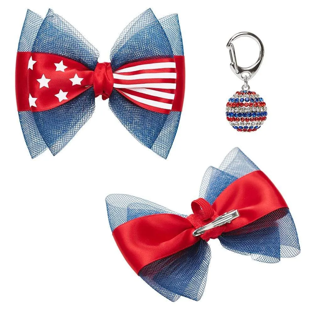 American Flag Collar Accessory Set