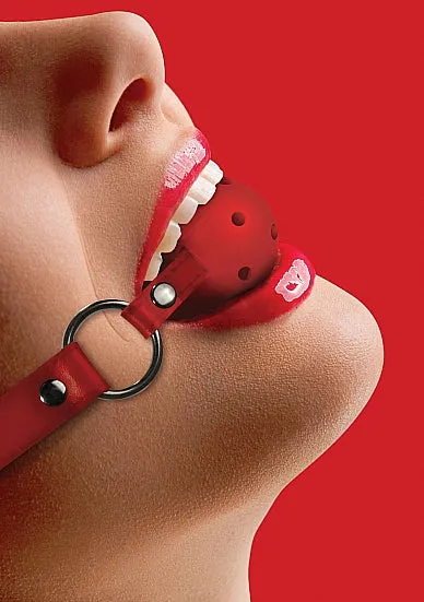 BALL GAG RED