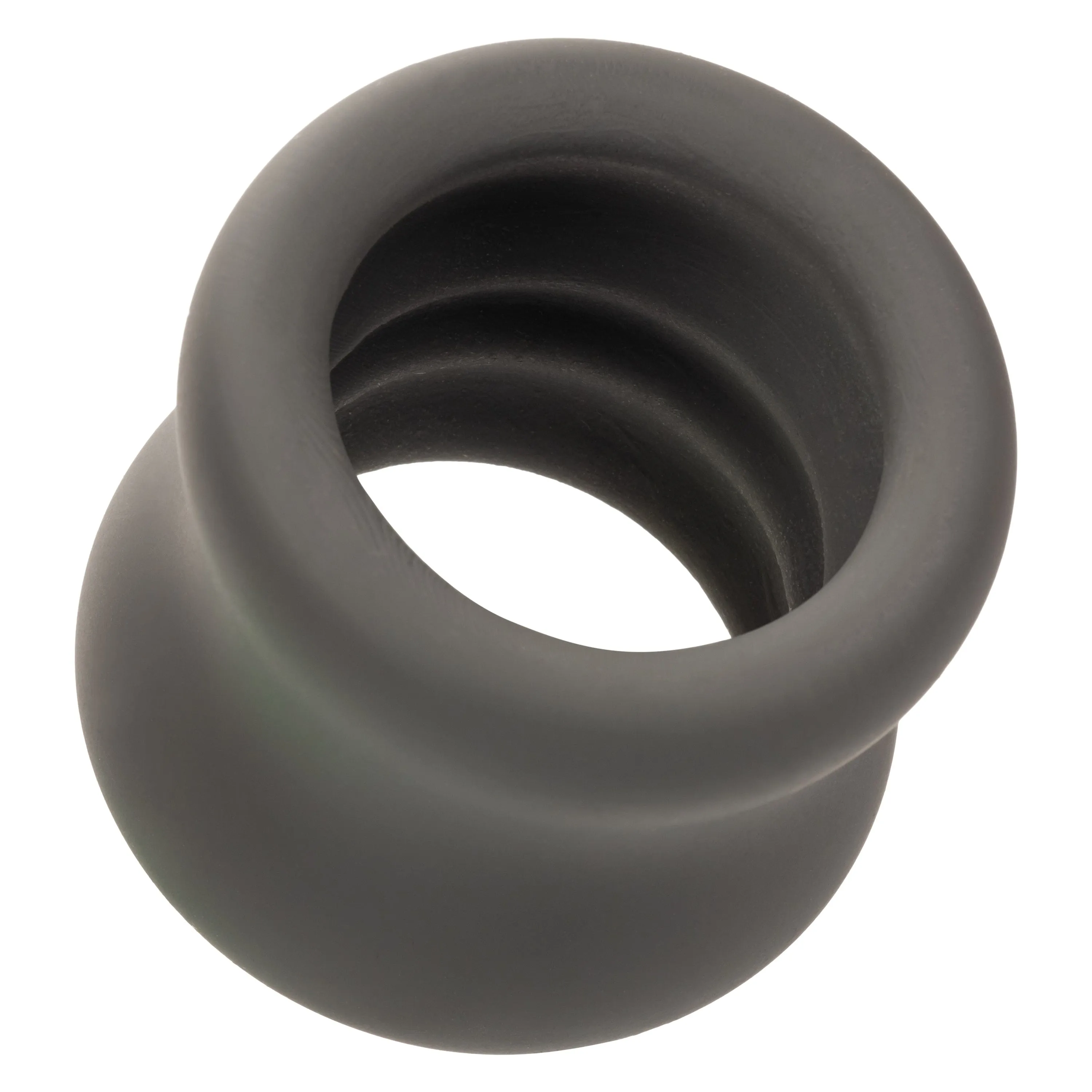 California Exotics - Alpha Liquid Silicone Scrotum Cock Ring (Gray)