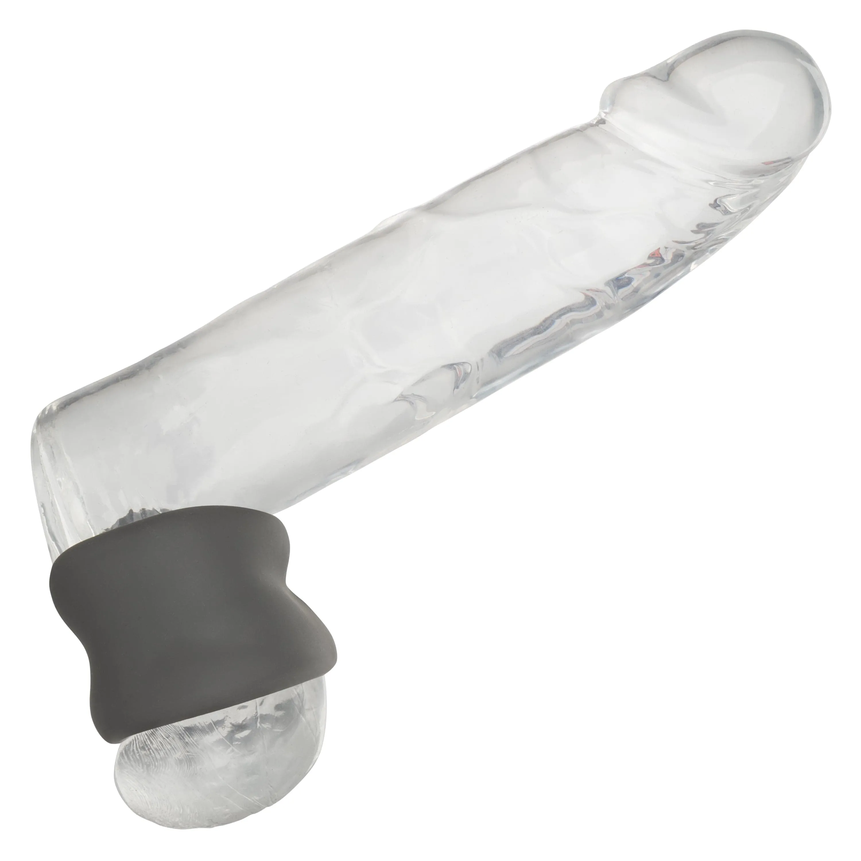 California Exotics - Alpha Liquid Silicone Scrotum Cock Ring (Gray)