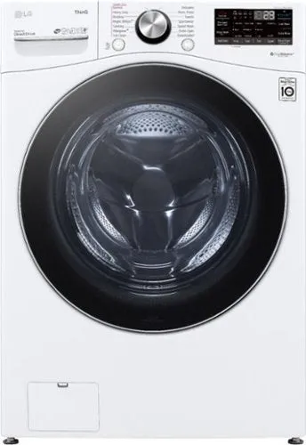 Clearance LG 5.0 cu. ft. Mega Capacity Front Load Washer and 7.4 cu. ft. Electric Steam Dryer