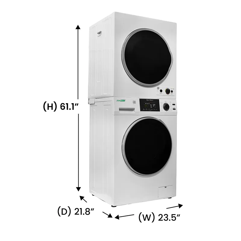 Conserv PET STACKABLE 13 lbs Washer 1.6cf  3.5cf Vented Sensor Knob Dryer