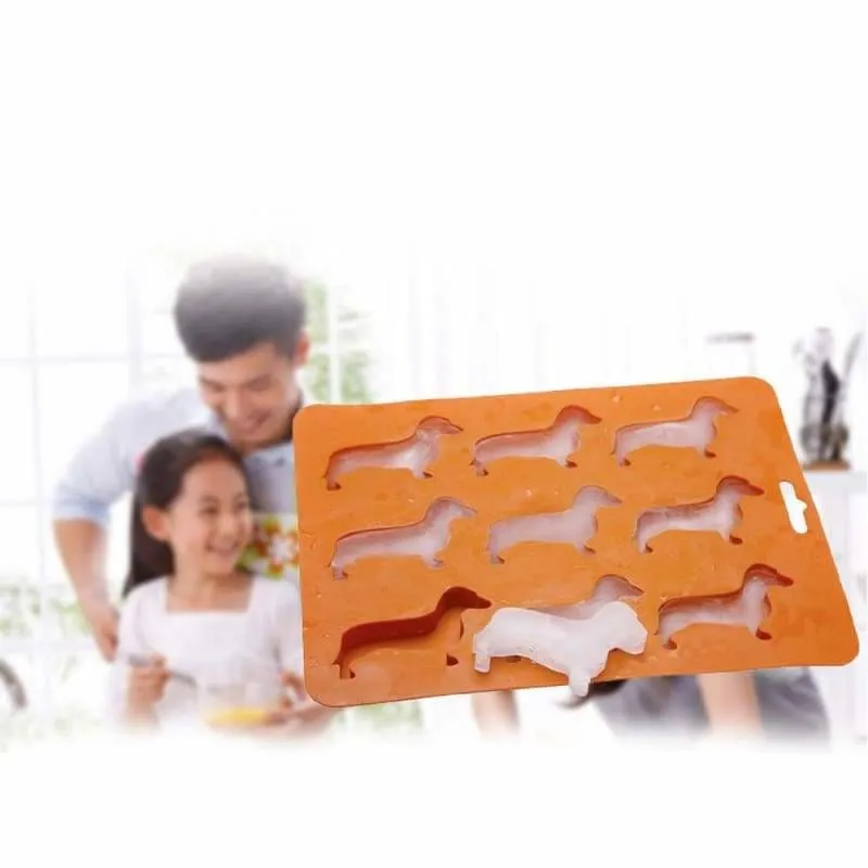 Dachshund Dog Shaped Ice Cube Tray