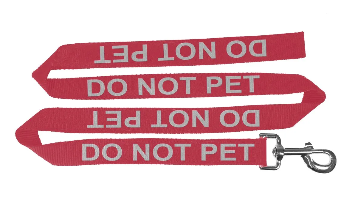 Dogline Reflective Nylon Service Dog Leash