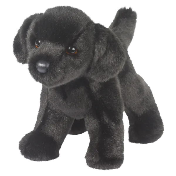 Douglas Bear Black Lab 10"