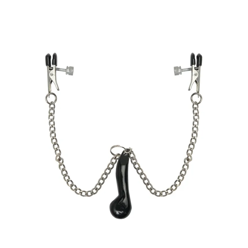 Fetish Fantasy Series Heavy Weight Nipple  Clamps - Black