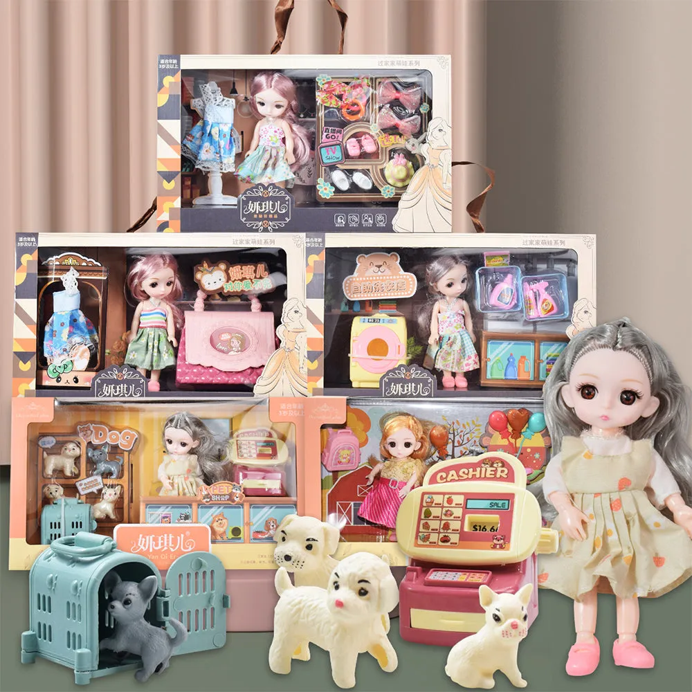 Girl Doll Toy Princess Gift Box Set, TO0042