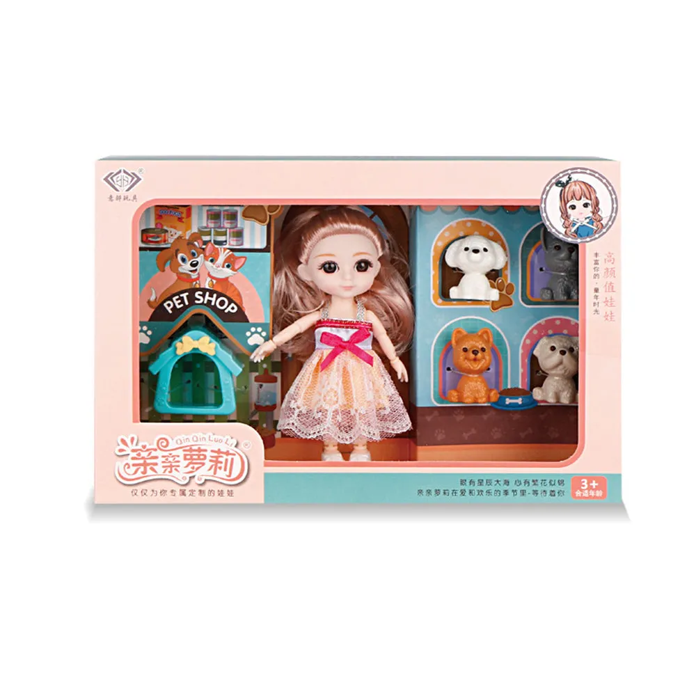 Girl Doll Toy Princess Gift Box Set, TO0042