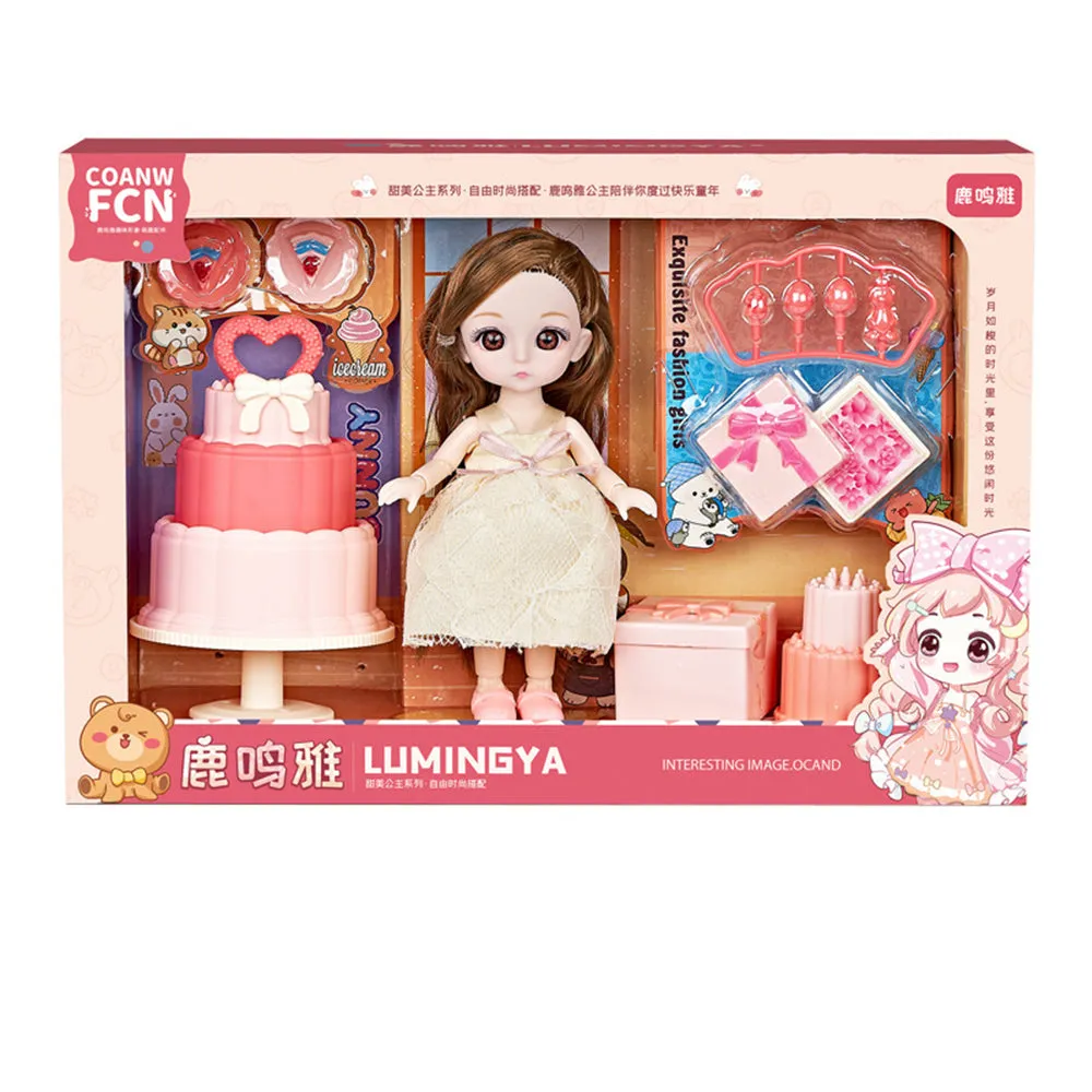 Girl Doll Toy Princess Gift Box Set, TO0042