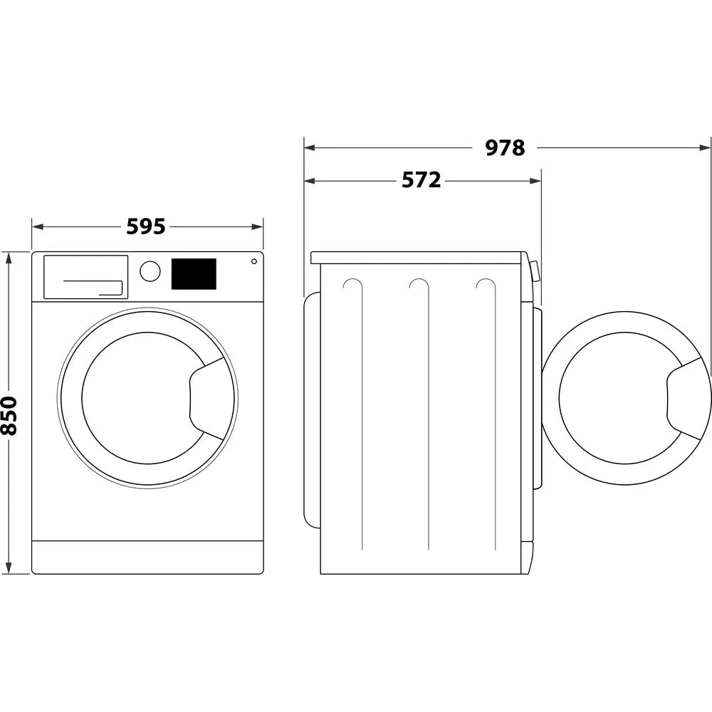 Hotpoint NSWF7469WUK 7kg 1400 Spin Washing Machine White