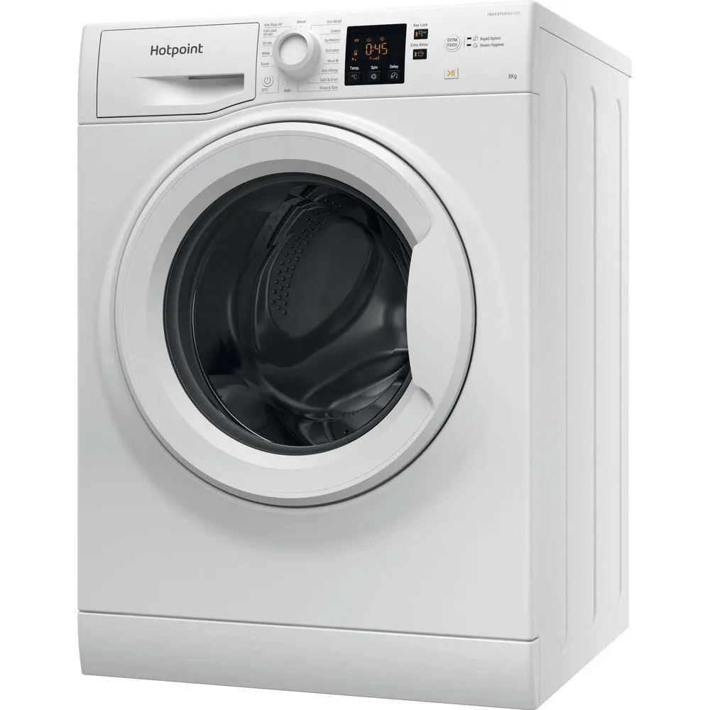 Hotpoint NSWF846WUK 8kg 1400 Spin Washing Machine White