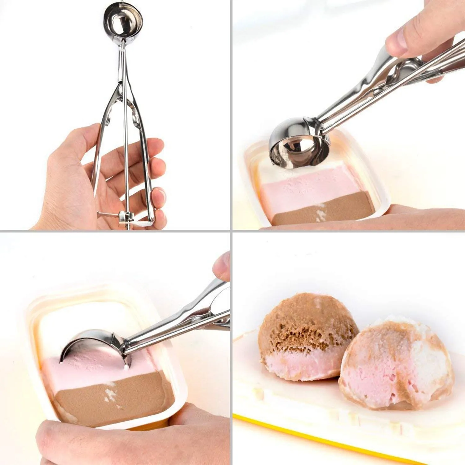 Ice Cream Serving Spoon Scooper (Stainless Steel)