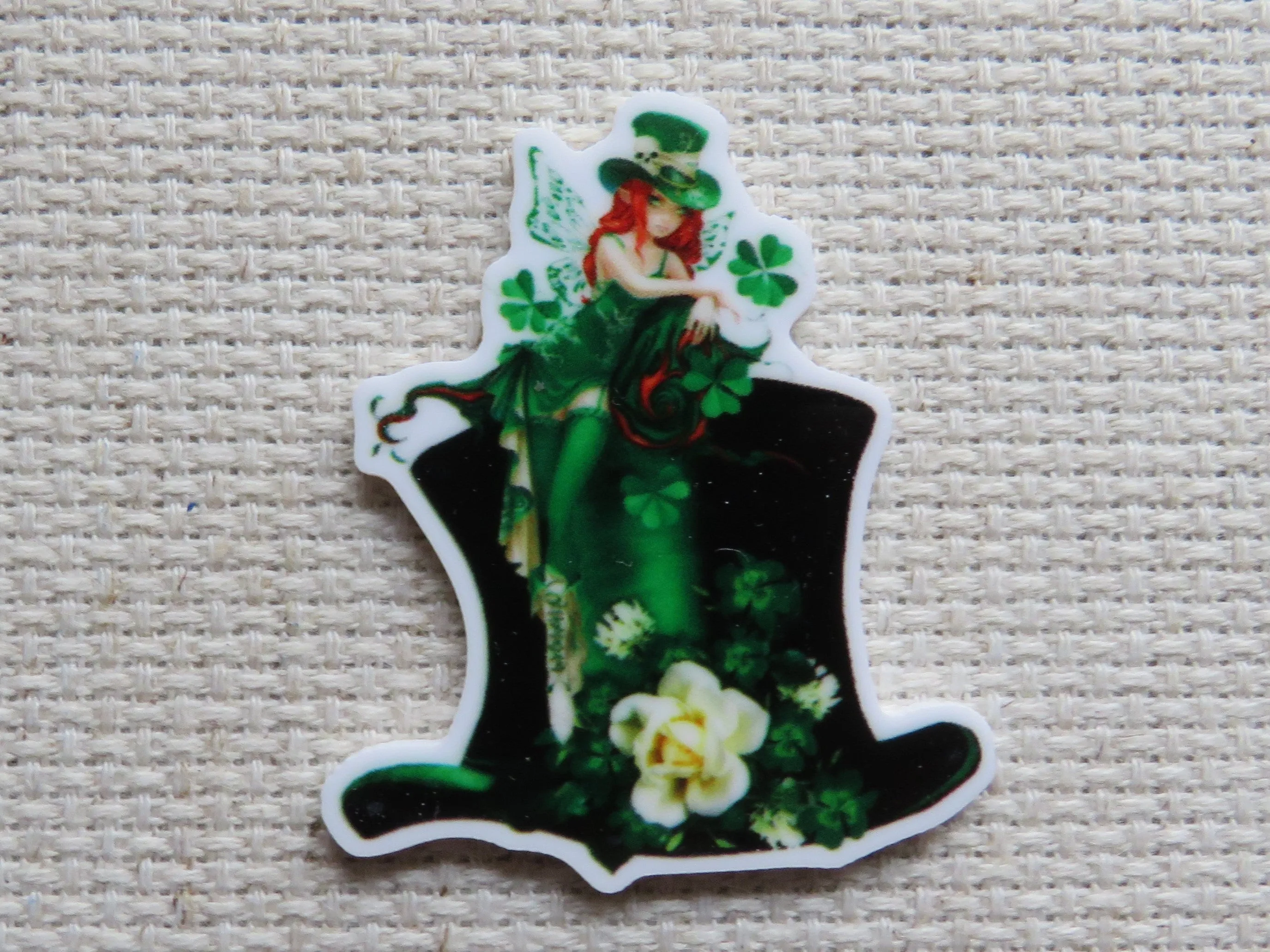 Irish Fairy Needle Minder, Cover Minder, Magnet