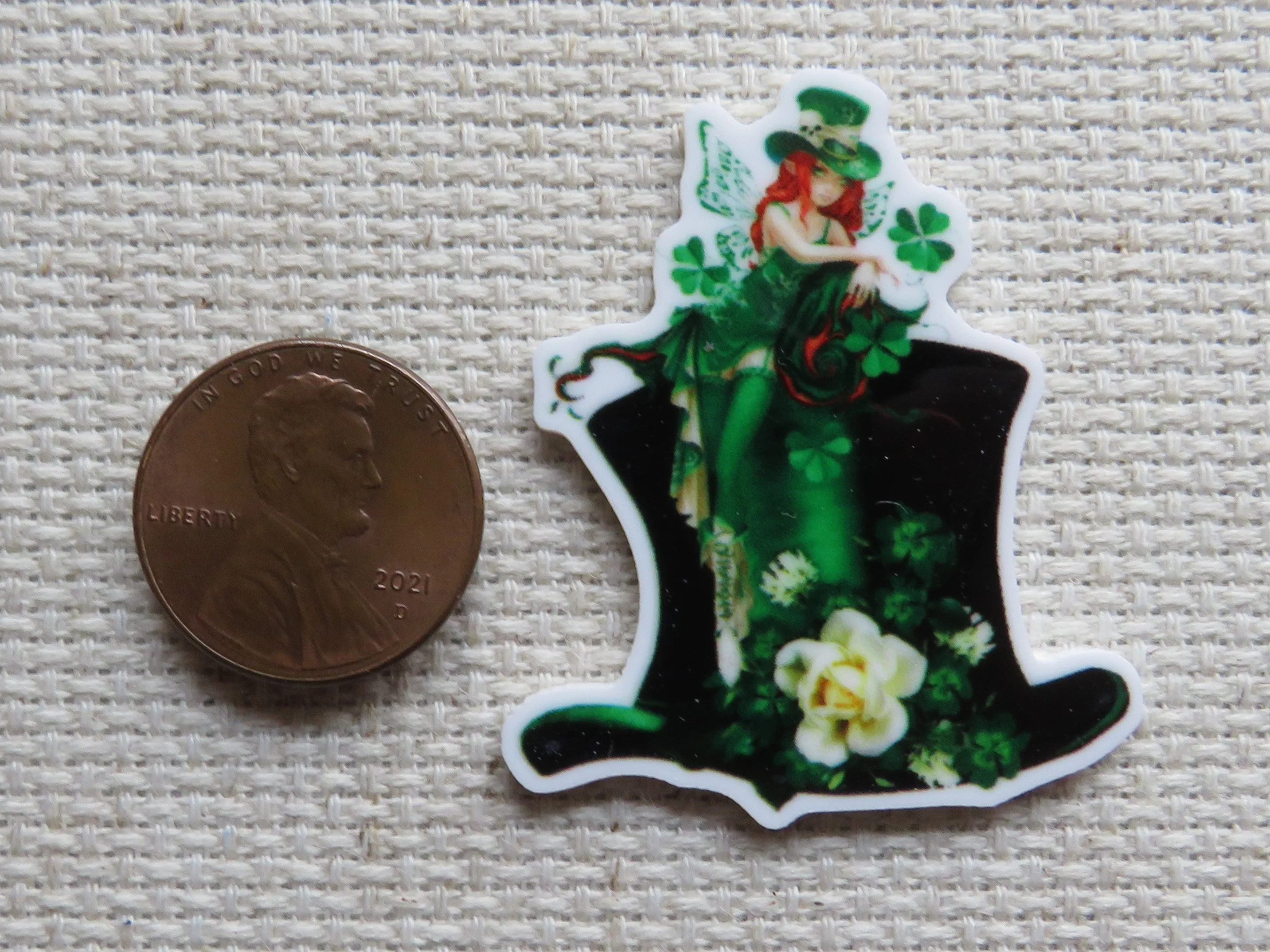 Irish Fairy Needle Minder, Cover Minder, Magnet