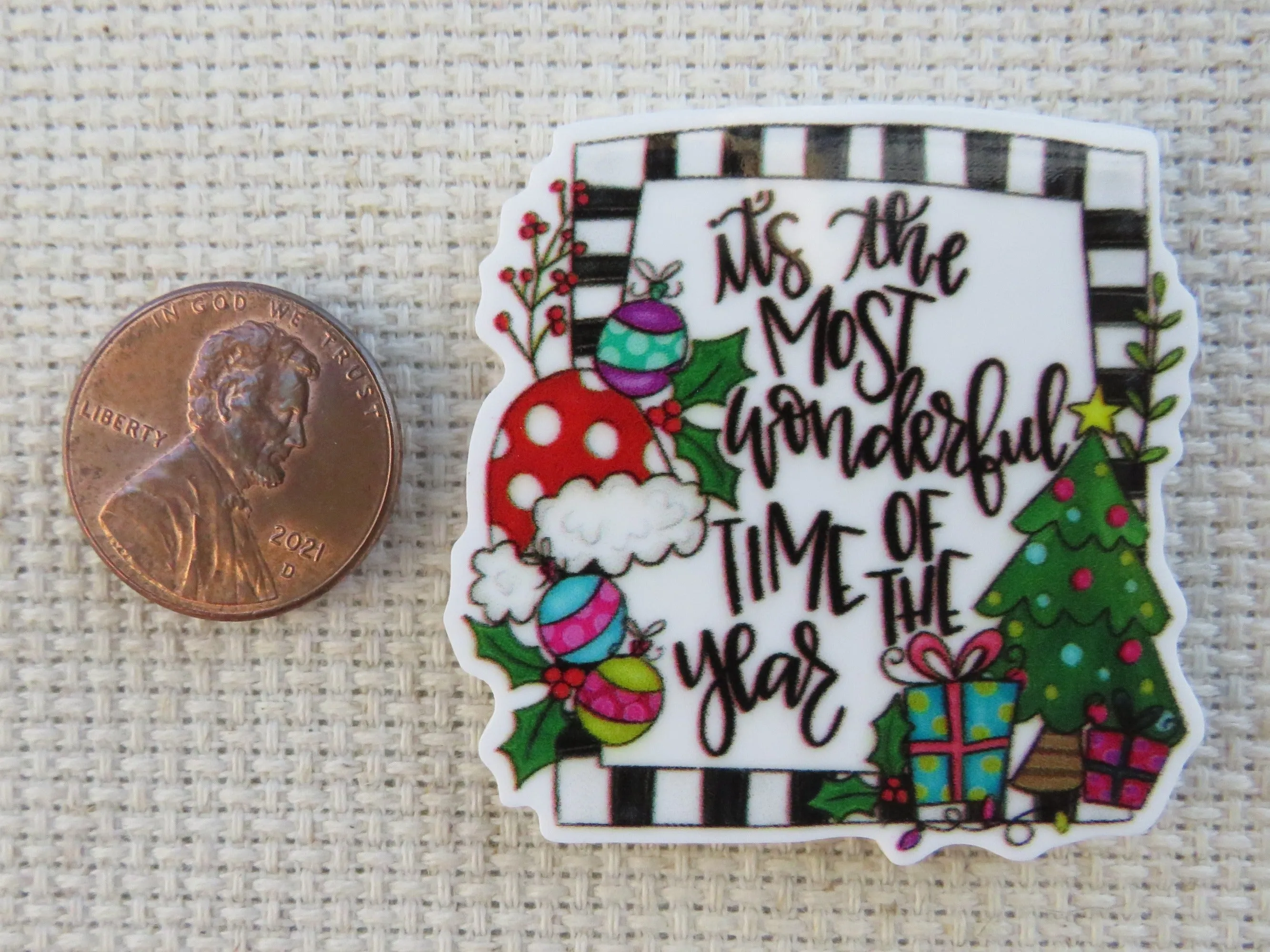 It's The Most Wonderful Time of the Year Needle Minder, Cover Minder, Magnet LAST ONE!