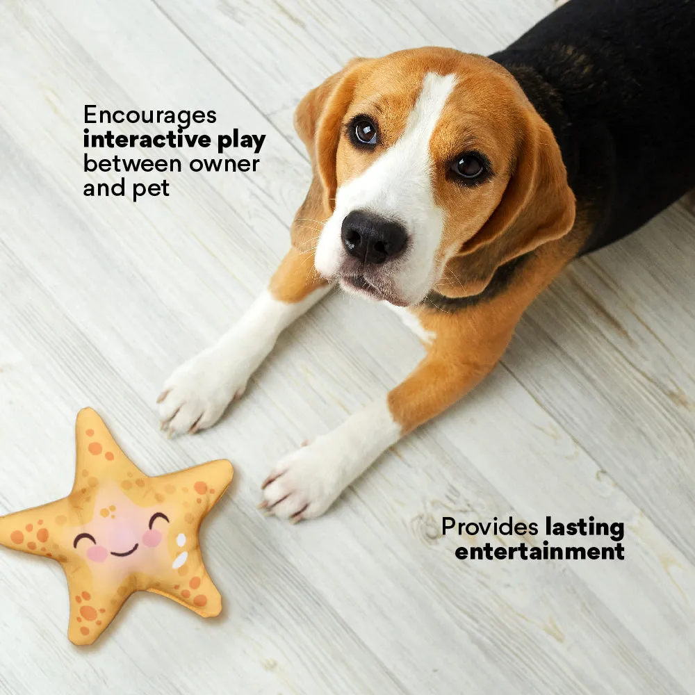 Kanu Pet Starfish Plush Dog Toy