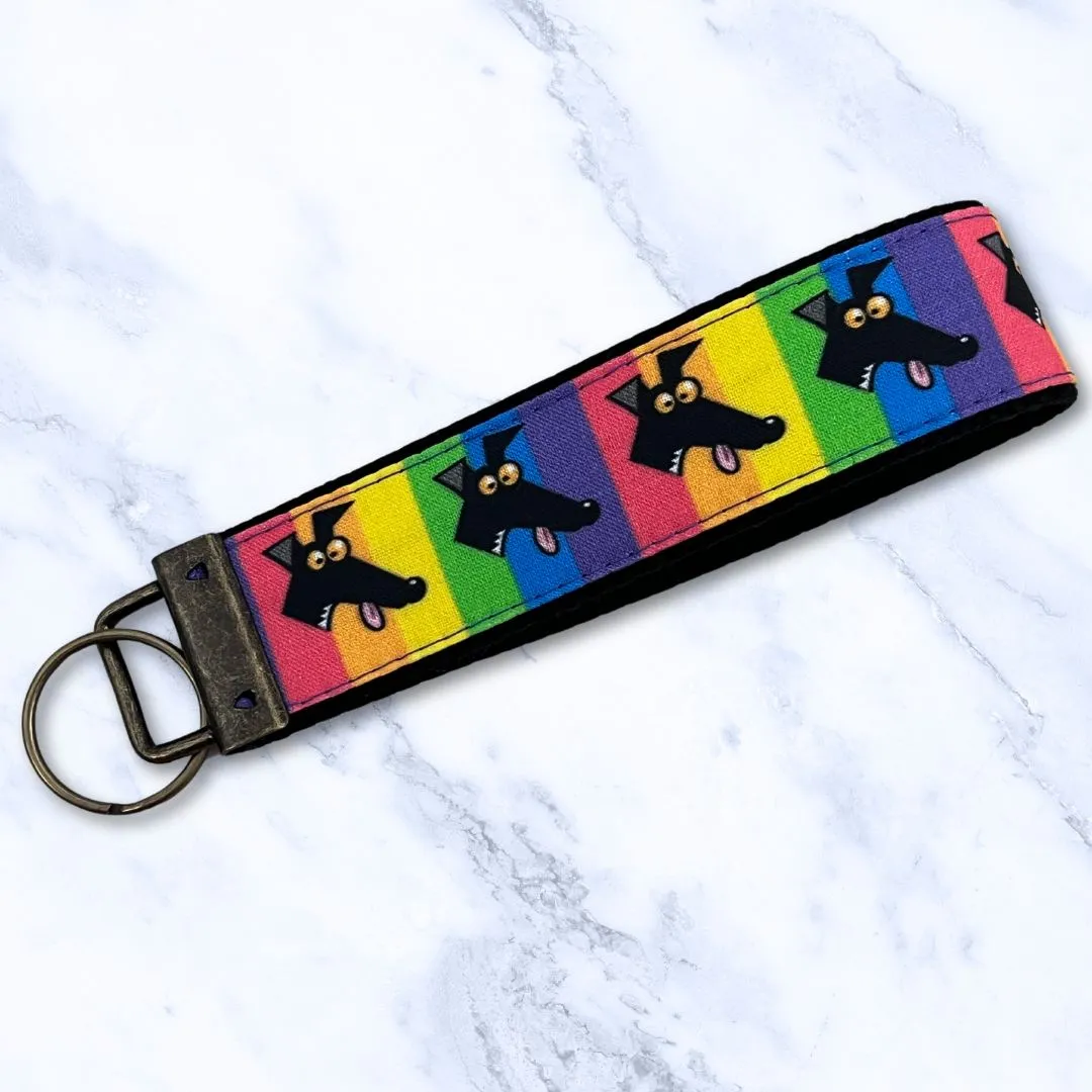 Key Leash Derpy Hounds Rainbow