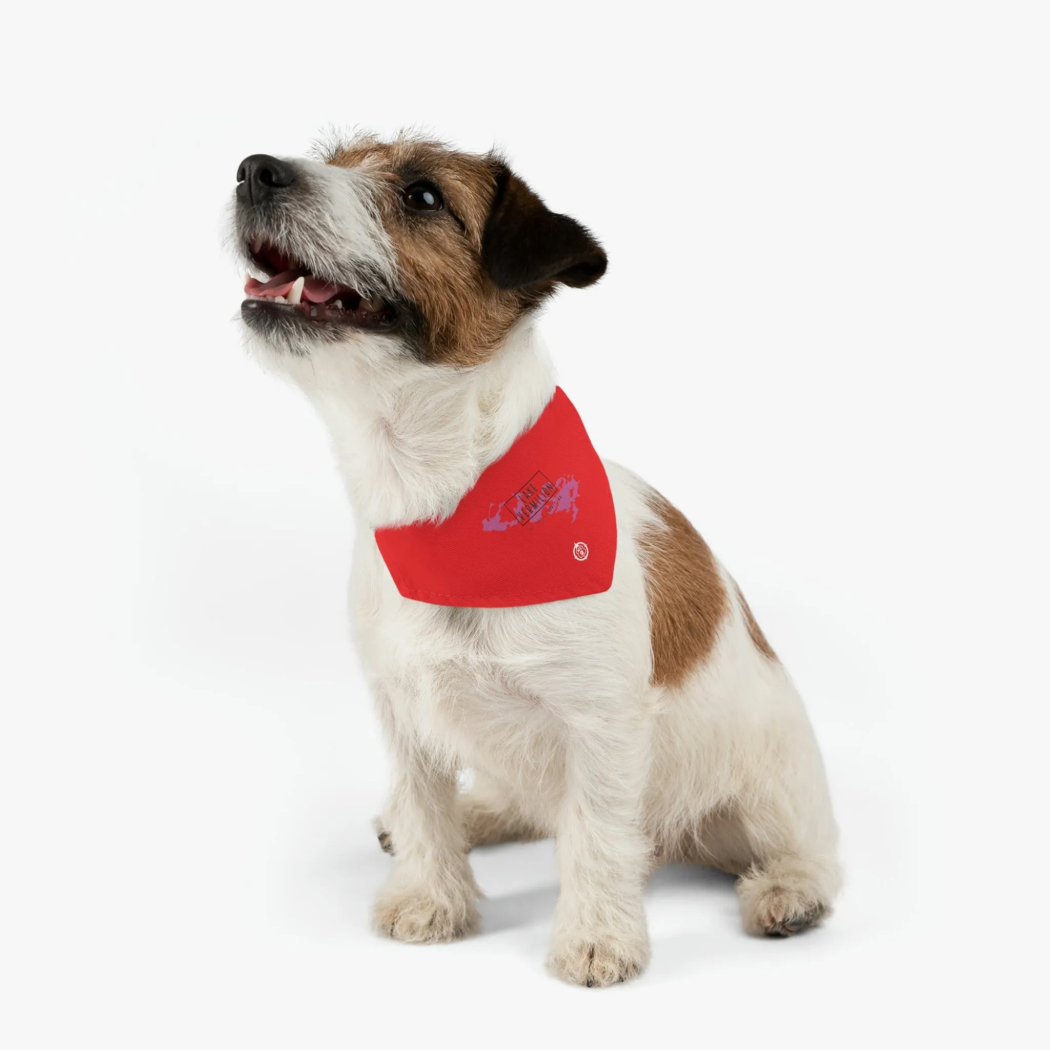 Lake Vermilion - MN - Pet Bandana Collar - Red