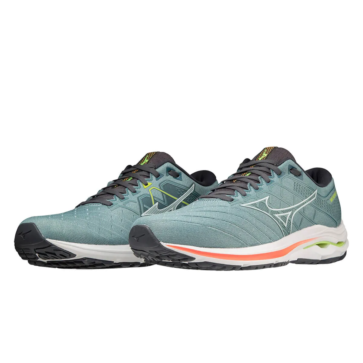 Mizuno Wave Inspire 18 Mens | Smokeb/white/neonflame