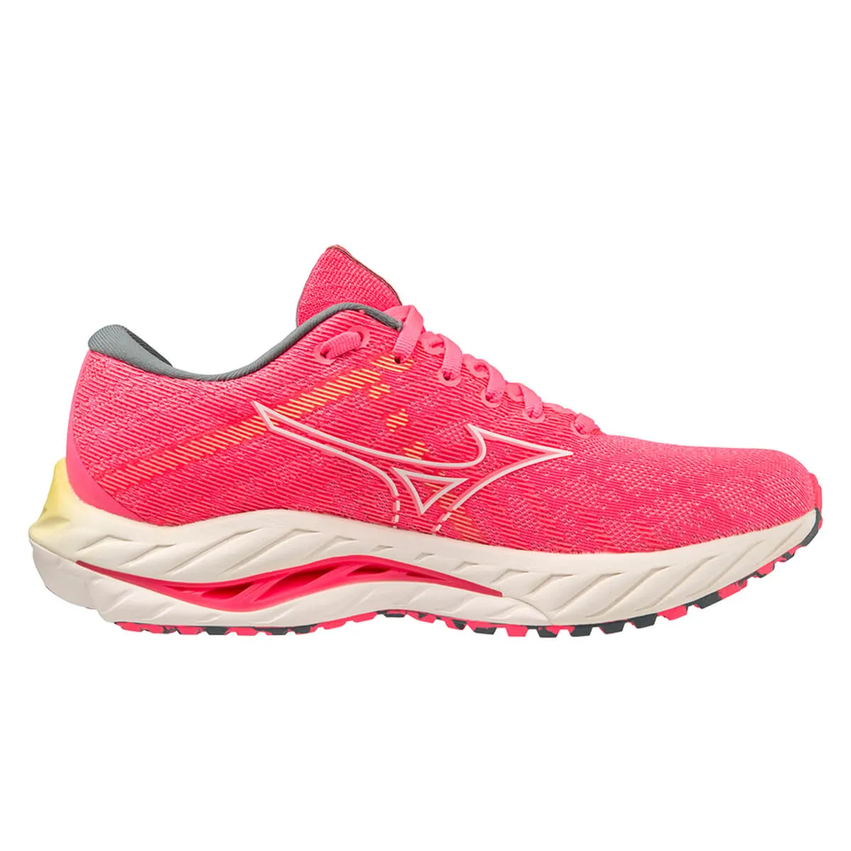 Mizuno Wave Inspire 19 Womens | H-Vpink/swhite/luminous