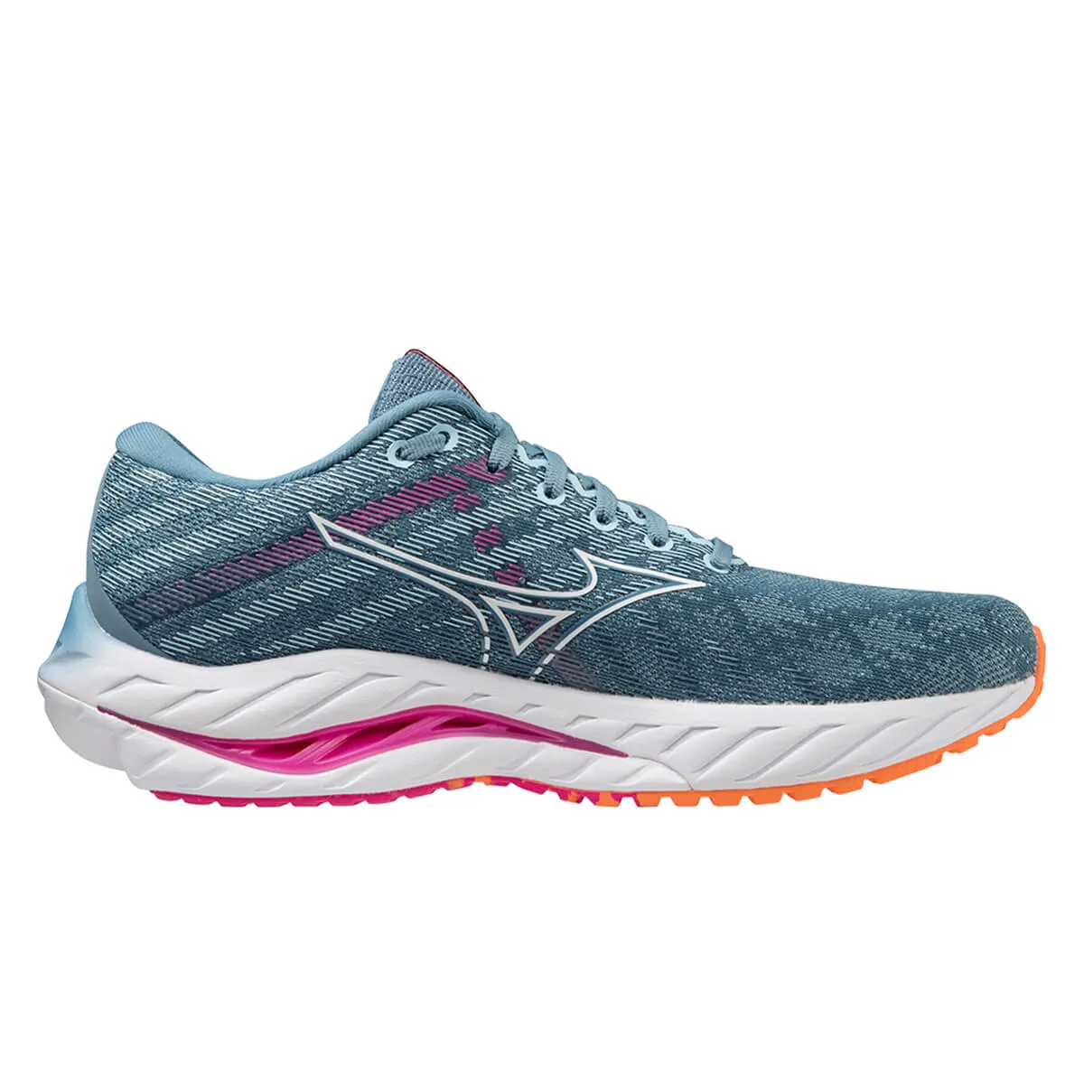 Mizuno Wave Inspire 19 Womens | Provincial Blue/white/87 C