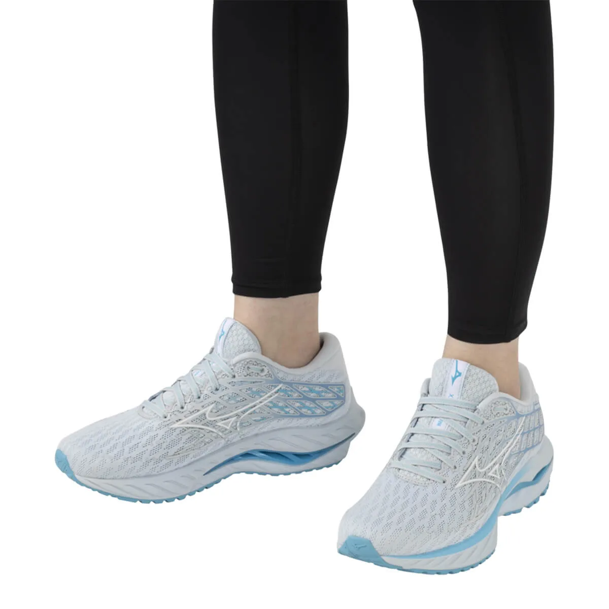 Mizuno Wave Inspire 20 Womens | Plein Air/river Blue