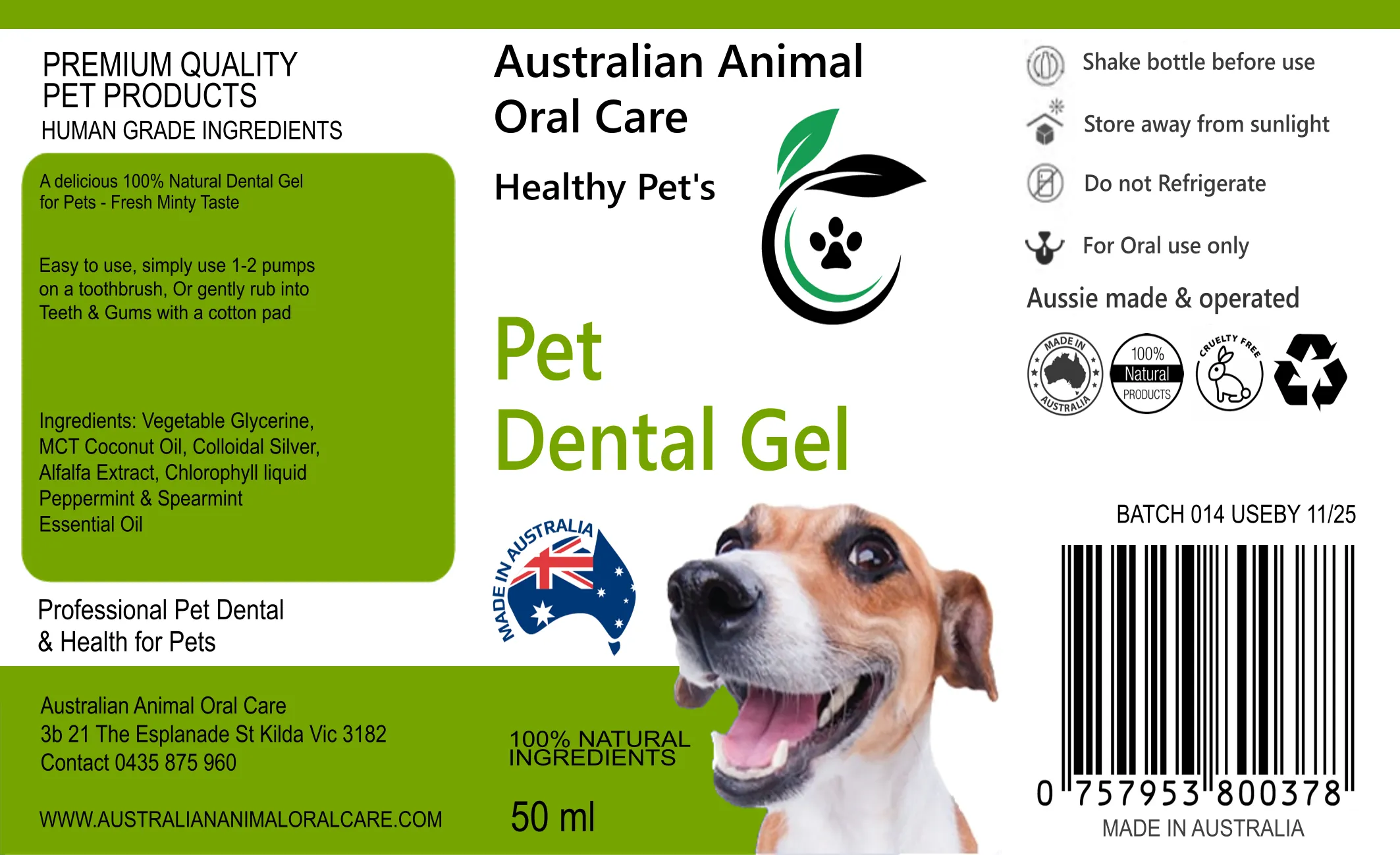 Pet Dental Gel