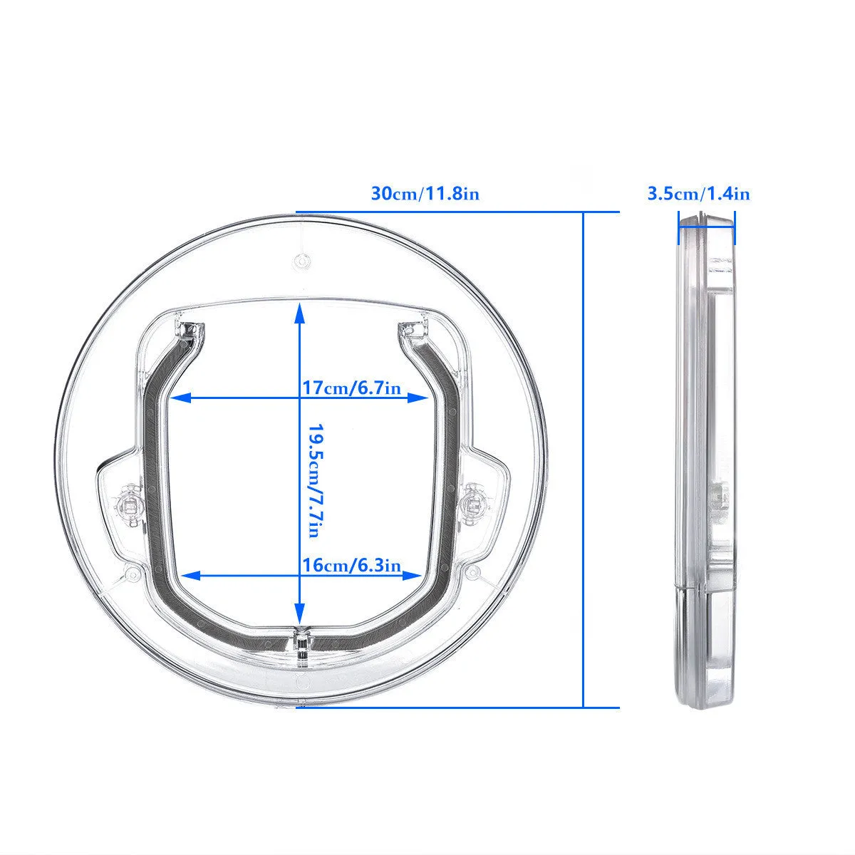 Pet Supplies New Pet Door Round / Puerta redonda para mascotas