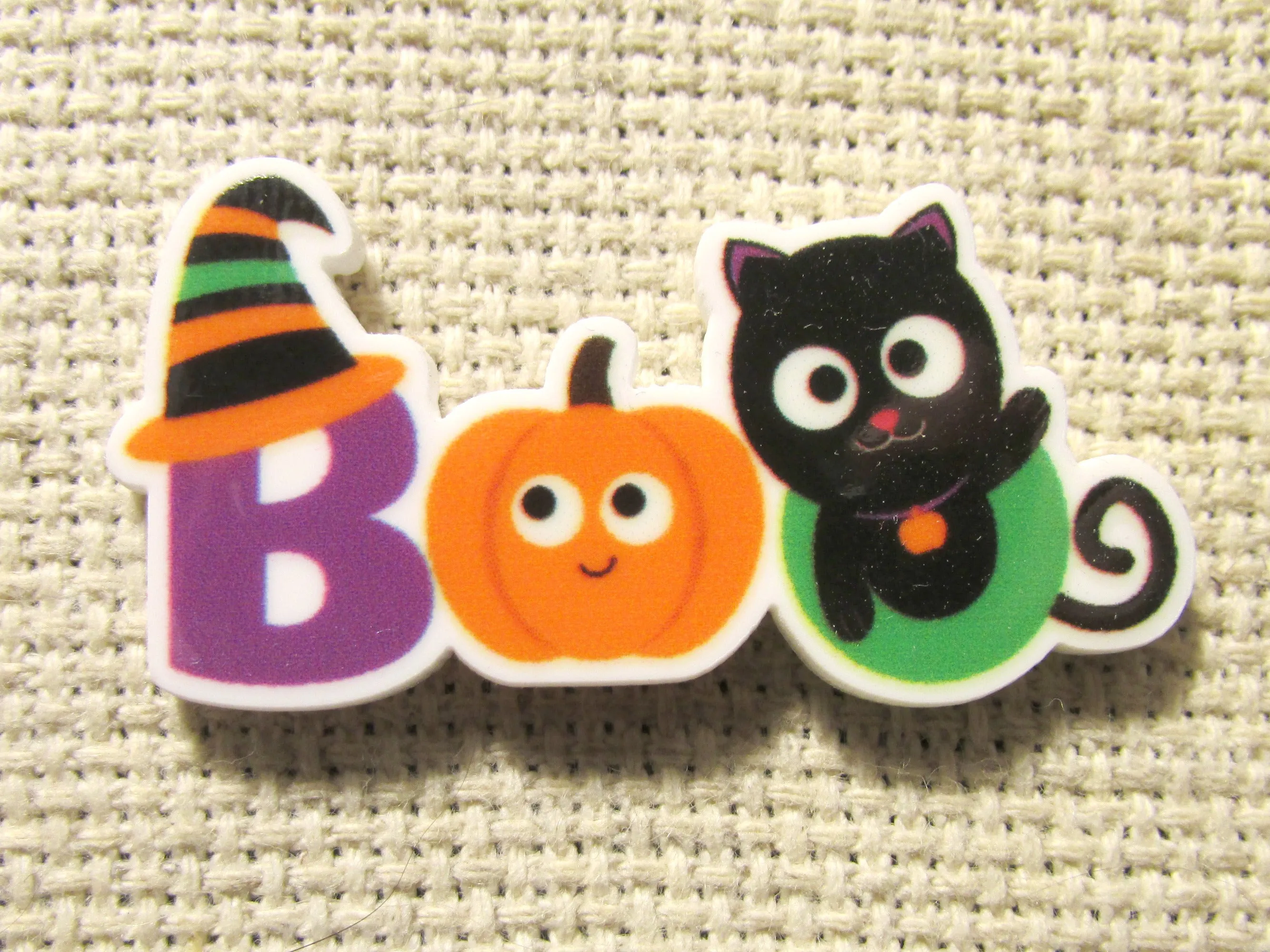 Pumpkin BOO Needle Minder, Cover Minder, Magnet