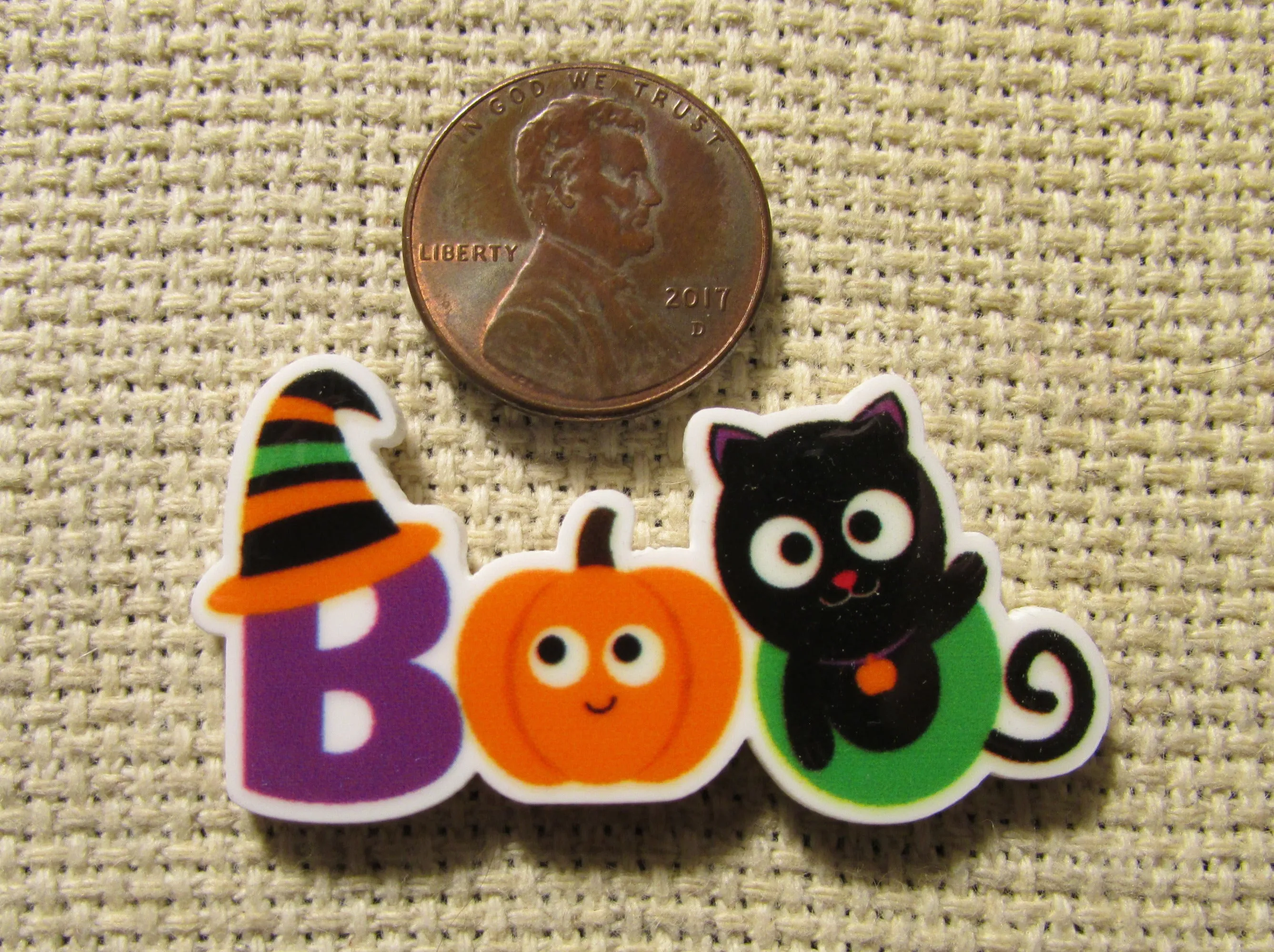 Pumpkin BOO Needle Minder, Cover Minder, Magnet