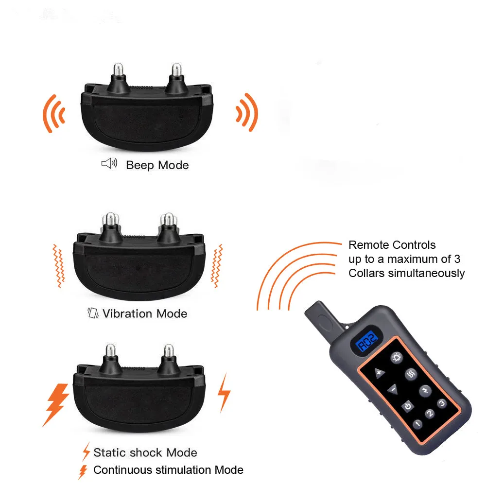 Remote Dog Training Shock Collar for Off Leash - 1.2km Range