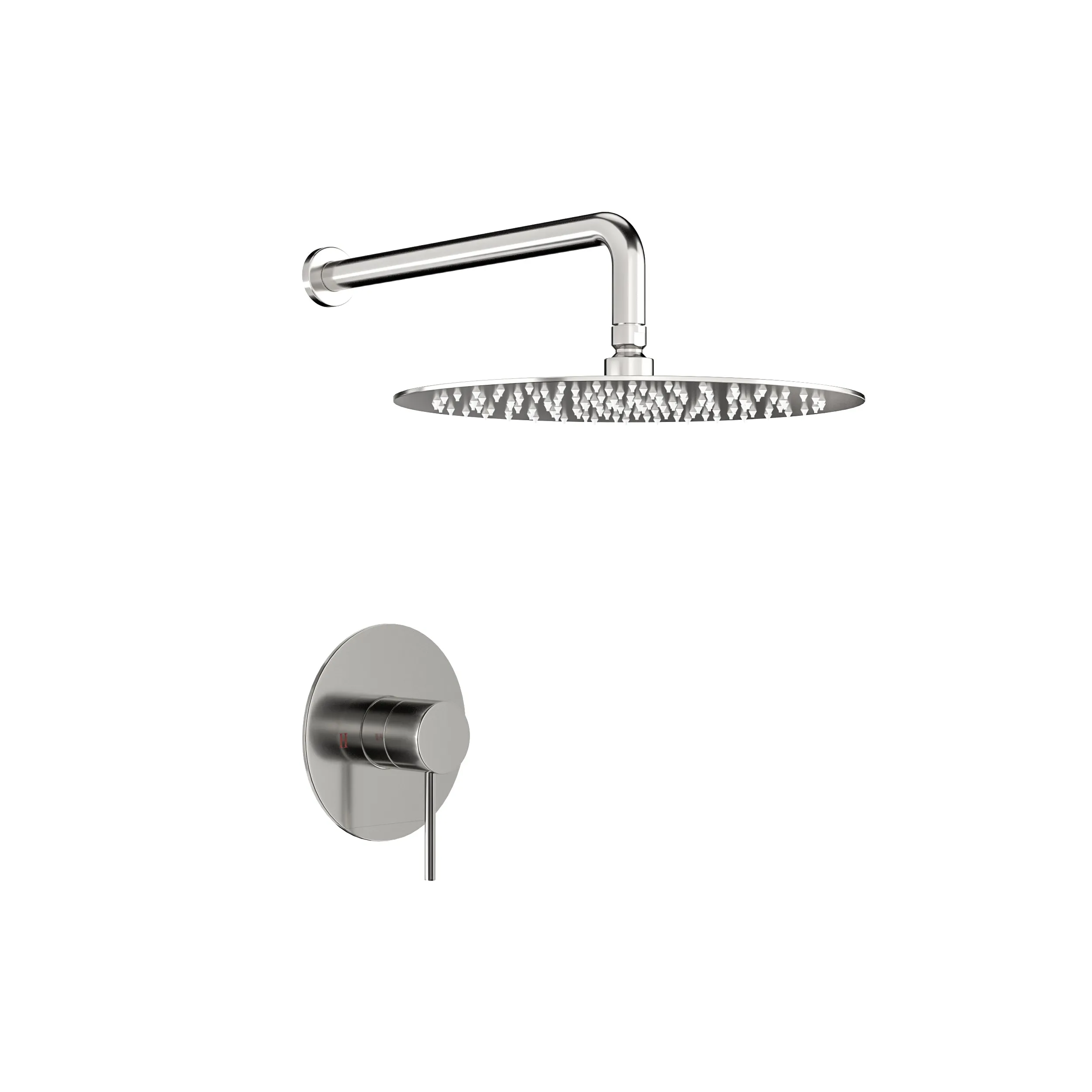 Shower Faucet Set,,Shower System with 10-Inch Rainfall Shower Head and Shower Valve, Brushed Nickel