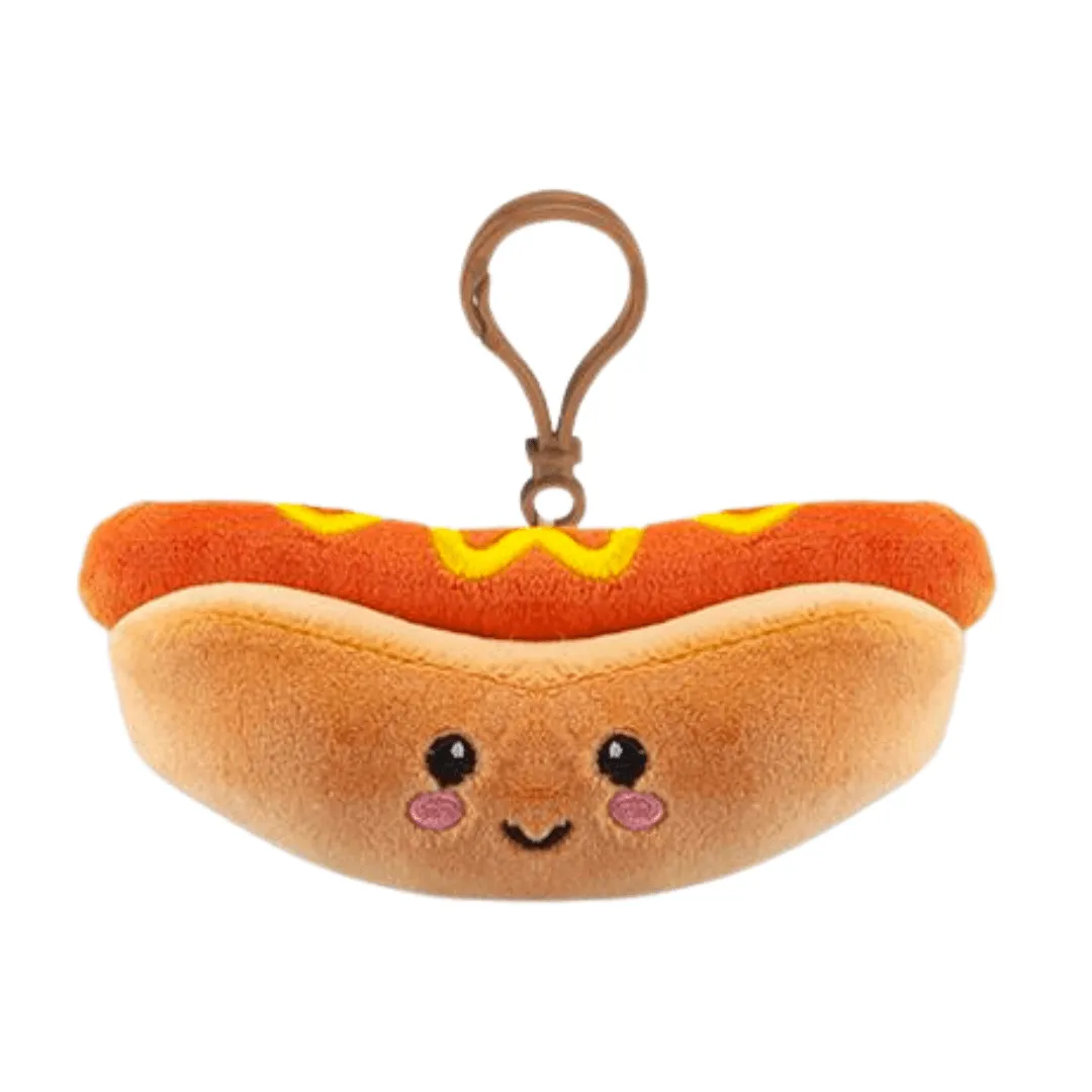 Softlings Foodies Super Soft Fast Food Plush Toys Clip On Key Rings