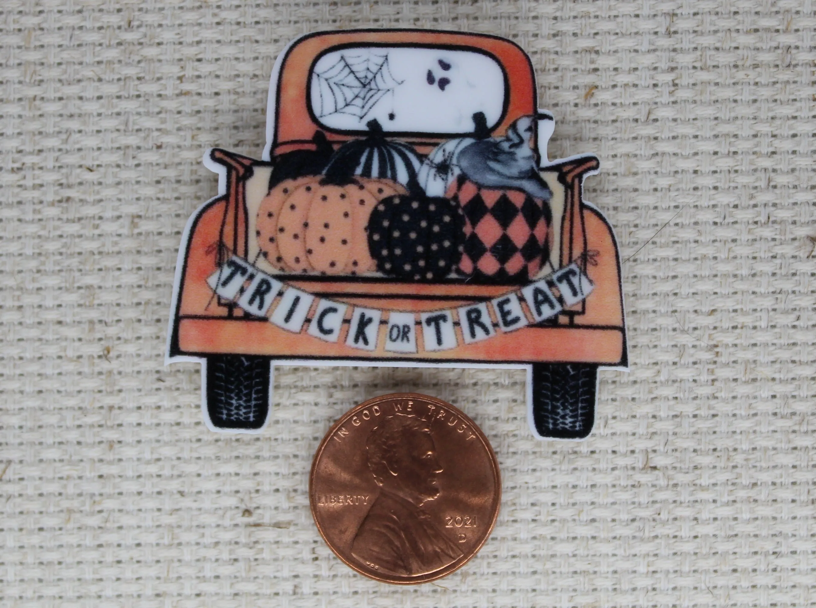 Trick or Treat Truck Needle Minder, Cover Minder, Magnet