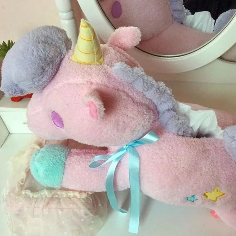 Unicorn Plush & Tissue Box