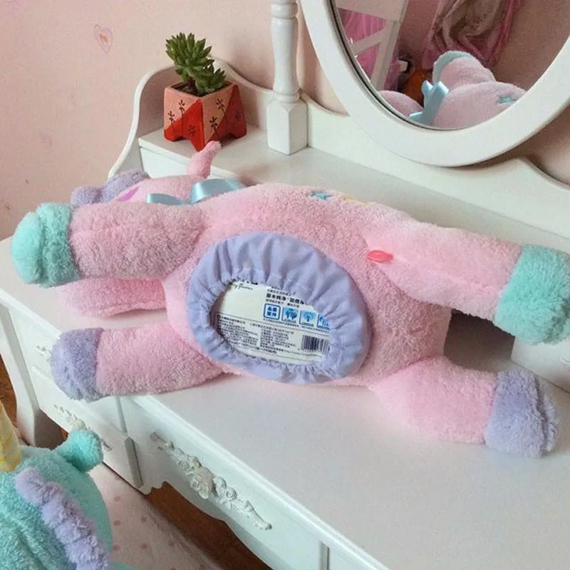 Unicorn Plush & Tissue Box