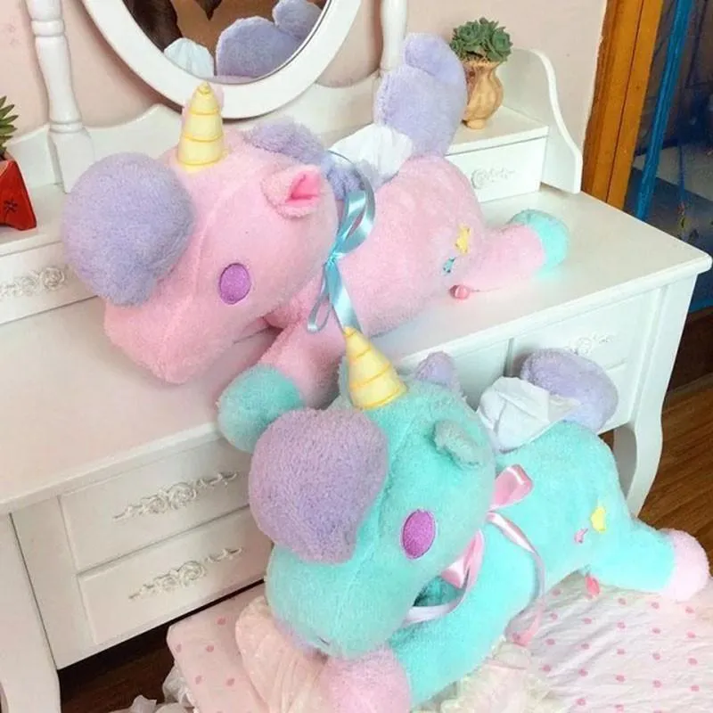 Unicorn Plush & Tissue Box